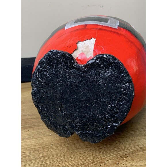 Hand Painted Santa Claus Gourd Christmas Vtg Folk Art Country Primitive READ - Picture 10 of 12